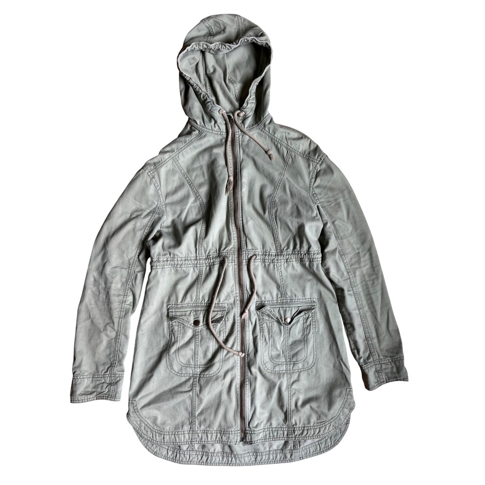 Hollister M Olive Green Cotton Zip Up Hooded Utility Anorak Jacket
Bella Swan